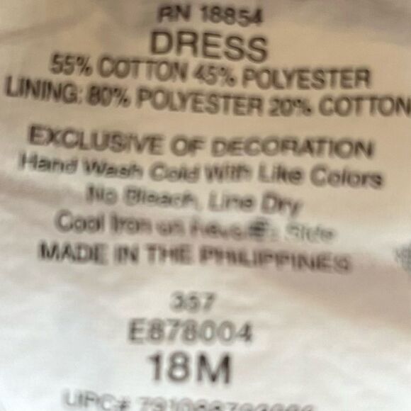 Rare too! Sleeveless Dress   Size 18m   EUC - Picture 4 of 4